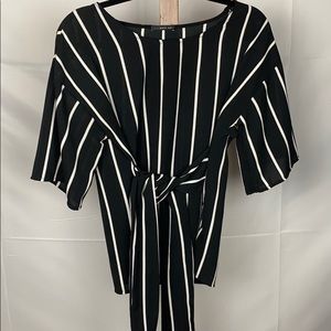 Stitch Fix Top, Black and White